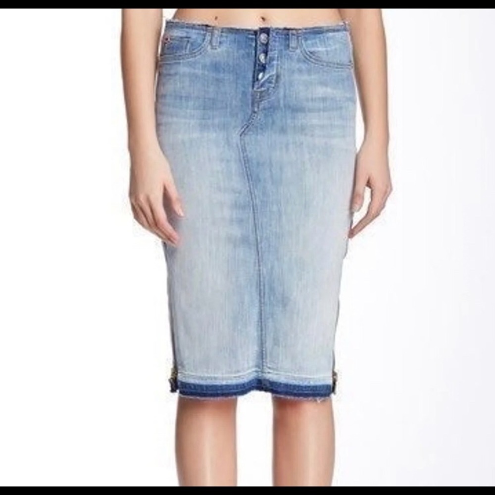 NWT Hudson Vivienne denim pencil skirt